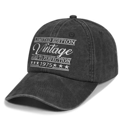 Imagem de Presente de aniversário Rybicag 50th Cap 1975 para homens e mulheres com caixa