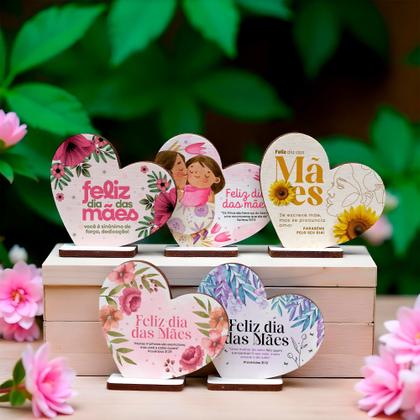 Imagem de Presente Delicado 20 Kit Coração Decorativo Dia das Mães