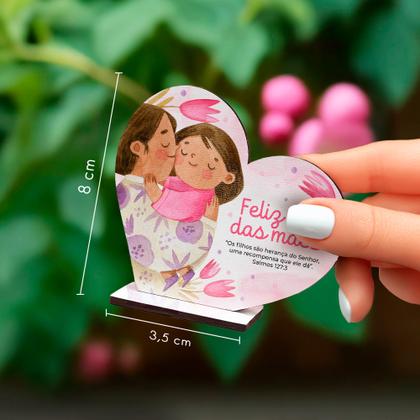 Imagem de Presente Delicado 20 Kit Coração Decorativo Dia das Mães