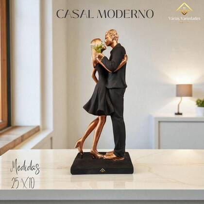 Imagem de Presente Dia Dos Namorados Estátua Casal Namorados Decorativa Presente Bodas AVB DECOR