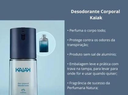 Imagem de Presente Kaiak Deo Corporal Kaiak Tradicional Natura + Creme Barba e Corpo 2x1 100ml