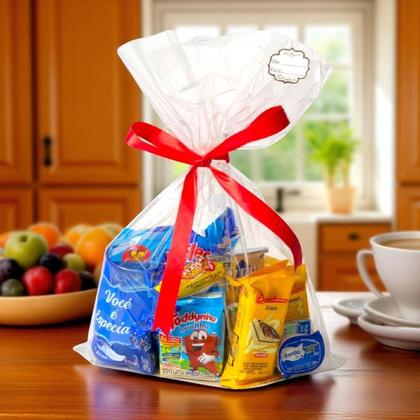 Imagem de Presente Kit Dia dos Pais café da manhã guloseimas +bebidas
