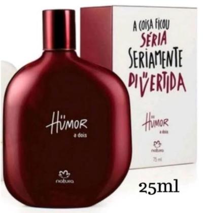 Imagem de Presente Masculino Natura Humor à Dois Colônia Miniatura 25ml + Shampoo 3 em 1 100ml + Sacola