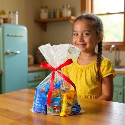 Imagem de Presente Mini café da manhã bebidas e guloseimas-19 itens