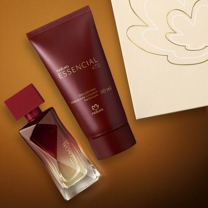 Imagem de Presente Natura Essencial Ato Feminino 1 Deo Parfum 25ml + 1 Hidratante 80ml - Miniatura