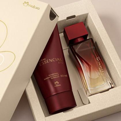 Imagem de Presente Natura Essencial Ato Feminino 1 Deo Parfum 25ml + 1 Hidratante 80ml - Miniatura