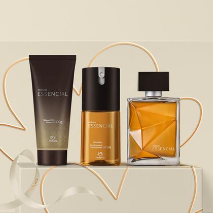 Imagem de Presente Natura Essencial Colônia 100 ml + Desodorante 100 ml + Shower (sabonete) 100 ml (3 produtos)