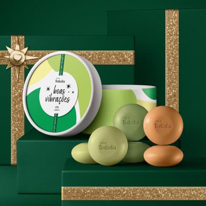 Imagem de Presente Natura Tododia Sabonetes Miniaturas Boas Vibrações 1 caixa de 6 un