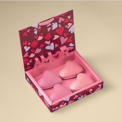 Imagem de Presente Natura Tododia Sabonetes Sortidos Corações (4 barras)