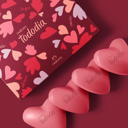 Imagem de Presente Natura Tododia Sabonetes Sortidos Corações (4 barras)