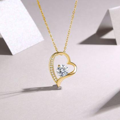 Imagem de Presente Para A Minha Futura Esposa Colar Banhado a Ouro 18K Com Caixa e Cartão