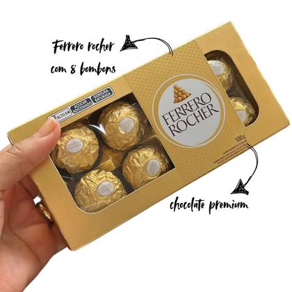 Imagem de Presente Romântico Cesta com Chocolates Dia dos Namorados