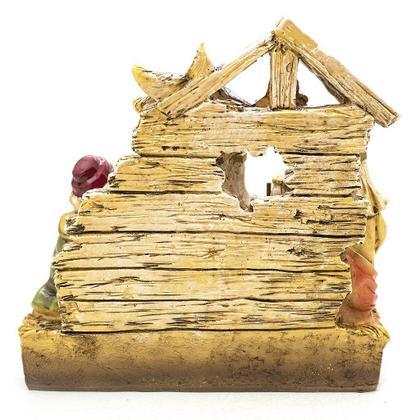 Imagem de Presépio Casinha Importado Resina 18 cm