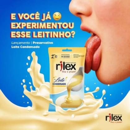 Imagem de Preservativo Aroma Leite Condensado Rilex 3 Unidades