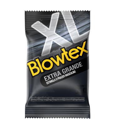 Imagem de Preservativo Blowtex Extra Grande c/ 3 Unidades