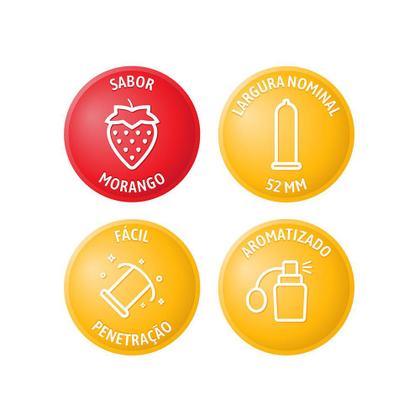 Imagem de Preservativo Blowtex Morango Leve 12 Pague 10