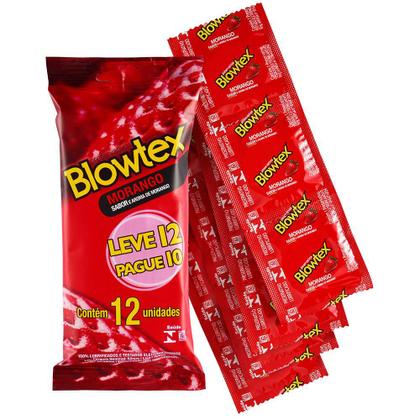 Imagem de Preservativo Blowtex Morango Leve 12 Pague 10