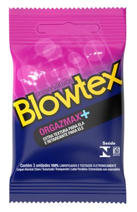 Imagem de Preservativo Blowtex Orgazmax c/ 3 Unidades