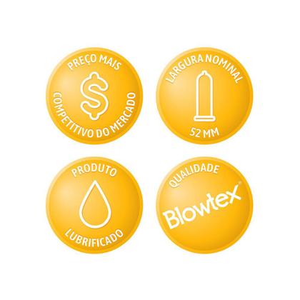 Imagem de Preservativo Blowtex Retardante c/ 3 Unidades