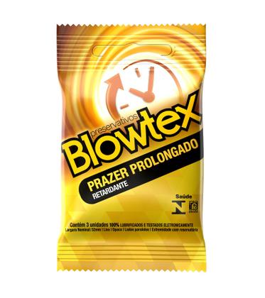 Imagem de Preservativo Blowtex Retardante c/ 3 Unidades