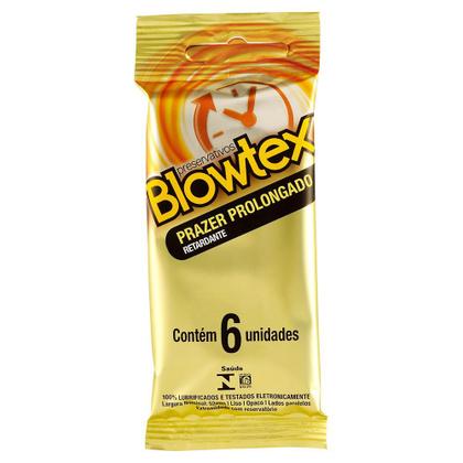 Imagem de Preservativo Blowtex Retardante c/ 6 Unidades