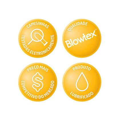 Imagem de Preservativo Blowtex Tutti-Frutti c/ 3 Unidades