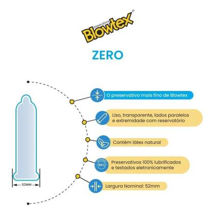 Imagem de Preservativo Blowtex Zero com 3 Unidades