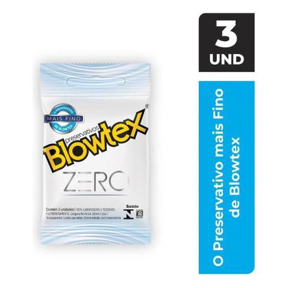 Imagem de Preservativo Blowtex Zero com 3 Unidades