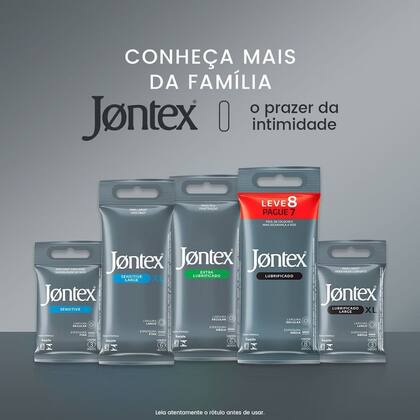 Imagem de Preservativo Jontex Lubrificado XL 6 Unidades