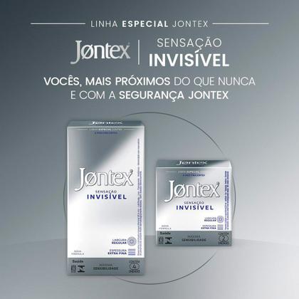 Imagem de Preservativo Jontex Sensação Invisível 4 Unidades
