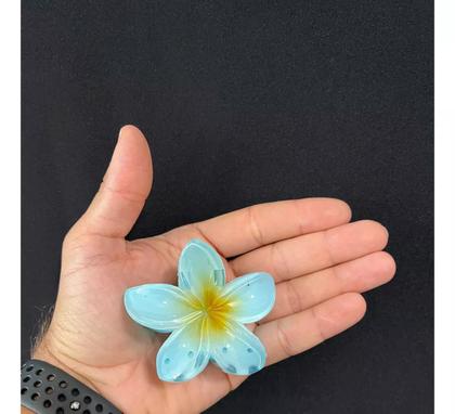 Imagem de Presilha De Flor Moda 2024 Prendedor De Cabelo Piranha Flor Cores Vivas