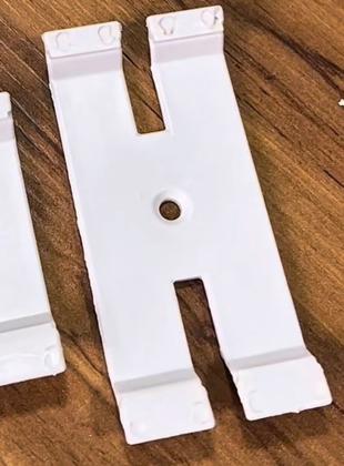 Imagem de Presilha encaixe teto trilho suíço Max Triplo e Duplo Largo