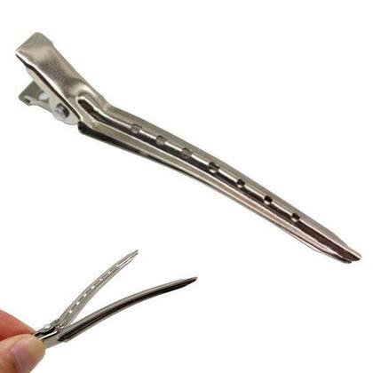 Imagem de Presilha Grampos Clips De Cabelo Aço Inoxidável Metal 144 uni