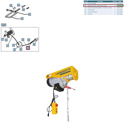 Imagem de Presilha Sapatilha 3/16 para cabo de aço - 2 Unidades