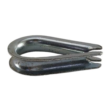 Imagem de Presilha Sapatilha 3/16 para cabo de aço - 2 Unidades