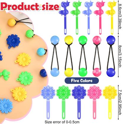 Imagem de Presilhas de cabelo Hoteam Self Hinge para meninas, 100 unidades