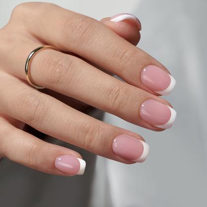 Imagem de Press On Nails btartboxnails XCOATTIPS French Gel White