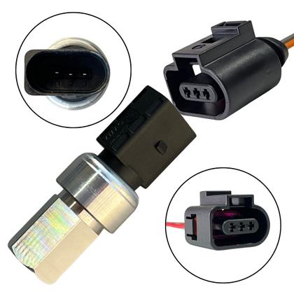 Imagem de Pressostato E Conector Plug Ar Cond Gol G5 G6 Saveiro Voyage