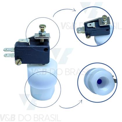 Imagem de Pressostato Regulável 1/4 Npt" 16a - 2,1 Bar / 134c