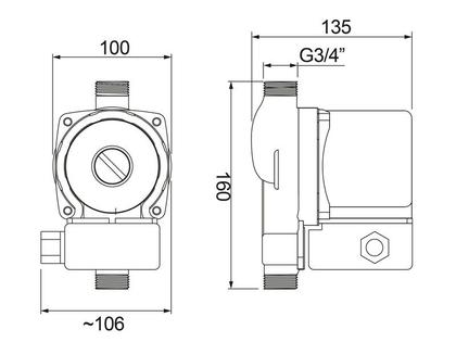 Imagem de Pressurizador De Água Pl12 Lorenzetti 127v