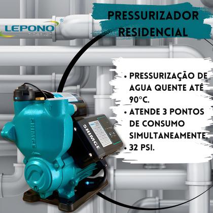 Imagem de Pressurizador De Agua Quente/fria Até 90 Pressão na Torneira/Chuveiro