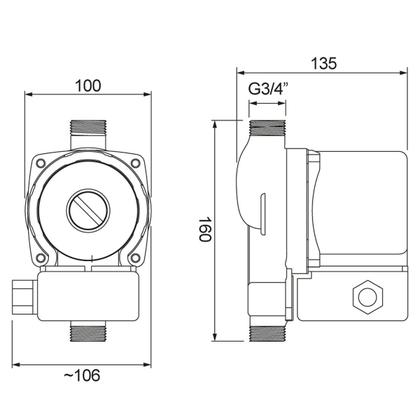 Imagem de Pressurizador Lorenzetti Pl9 9mca 120w 127v - PL9110