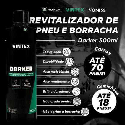 Imagem de Pretinho Pneu Revitalizador Borracha Darker 500ml Vintex