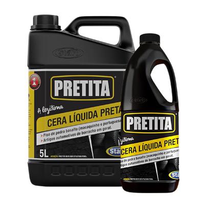Imagem de Pretita - cera líquida preta - start - 5 litros