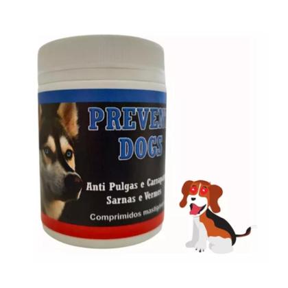Imagem de Prevent Dog - Antipulgas, Carrapatos, Sarnas e Verme - 12 compr para cães de até 15kg