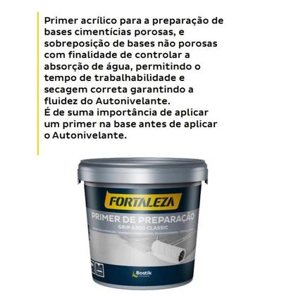 Imagem de Primer de Preparação Fortaleza GRIP A300 Classic 3,6kg - Alta Aderência