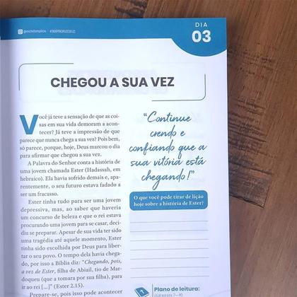 Imagem de Priorize Deus Devocionais Diários Para 366 Dias, ferramenta que auxiliará no seu relacionamento diário com o Deus