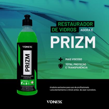 Imagem de PRIZM VONIXX 500ML  Restaurador de Vidros Automotivos  Remove Chuva Ácida e Marcas de Água Incrustada