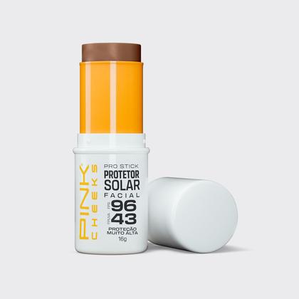 Imagem de Pro Stick Protetor Solar Multifuncional FPS96  PRO40  PINK CHEEKS  Resistente a água e ao suor