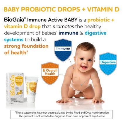 Imagem de Probiótico BioGaia Protectis Immune + Vitamina D para Bebês